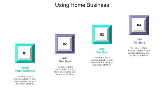 Using Home Business Ppt Powerpoint Presentation Portfolio Ideas Cpb