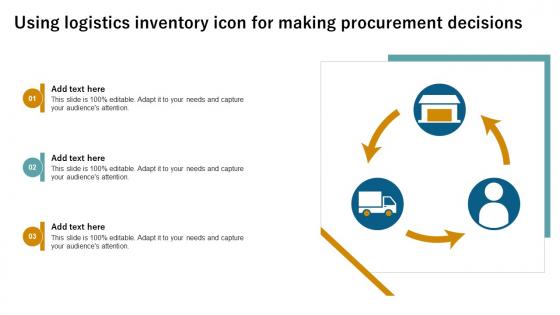 Using Logistics Inventory Icon For Making Procurement Decisions
