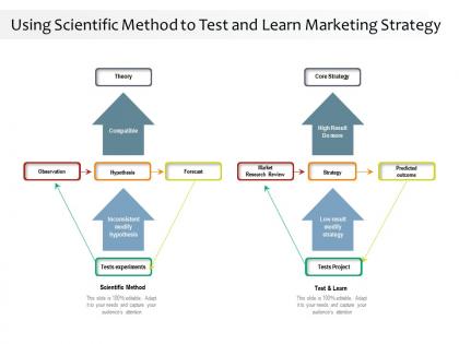 Using scientific method to test and learn marketing strategy