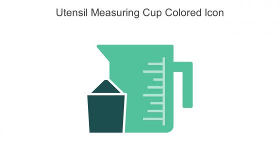 Utensil Measuring Cup Colored Icon In Powerpoint Pptx Png And Editable Eps Format