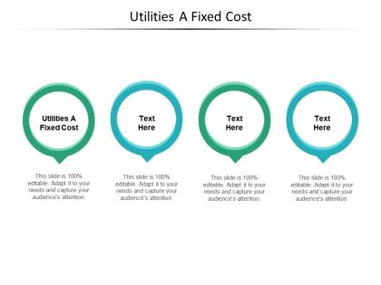 Utilities a fixed cost ppt powerpoint presentation summary guide cpb