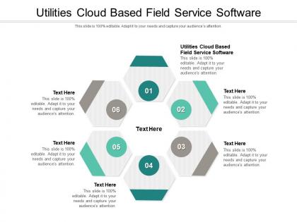 Utilities cloud based field service software ppt powerpoint presentation slides gridlines cpb