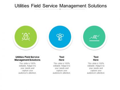 Utilities field service management solutions ppt powerpoint presentation ideas designs cpb