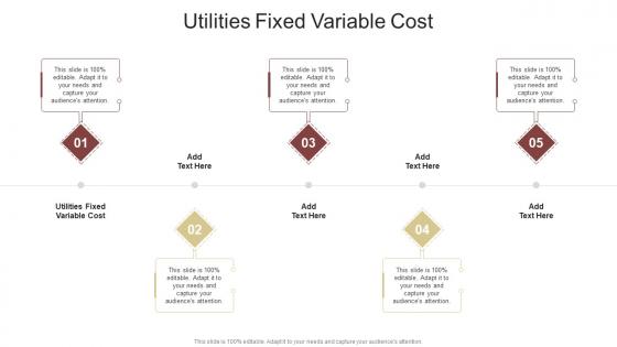 Utilities Fixed Variable Cost In Powerpoint And Google Slides Cpb