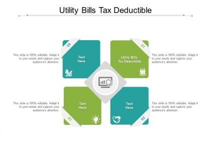 Utility bills tax deductible ppt powerpoint presentation file model cpb