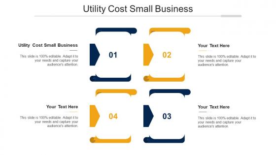 Utility Cost Small Business Ppt Powerpoint Presentation Layouts Format Ideas Cpb