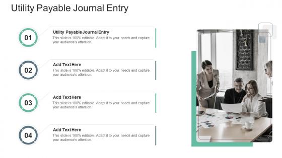 Utility Payable Journal Entry In Powerpoint And Google Slides Cpb
