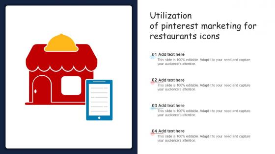 Utilization Of Pinterest Marketing For Restaurants Icons