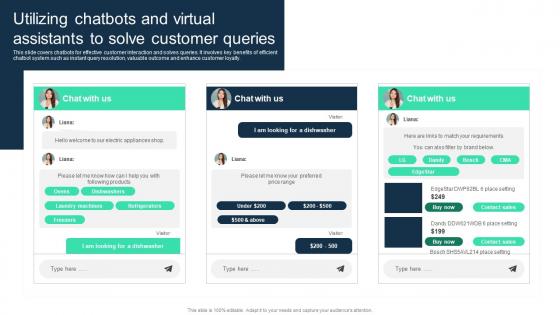 Utilizing Chatbots And Virtual Assistants To Solve Customer Adopting Digital Transformation DT SS