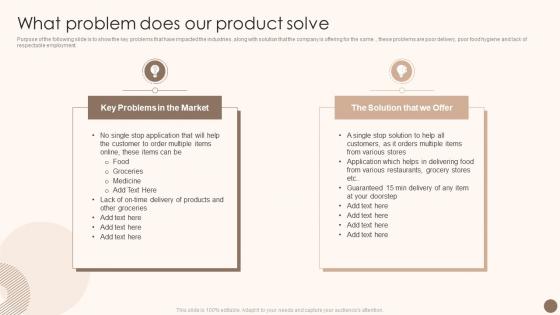 Utilizing Marketing Strategy To Optimize What Problem Does Our Product Solve