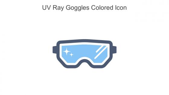 UV Ray Goggles Colored Icon In Powerpoint Pptx Png And Editable Eps Format