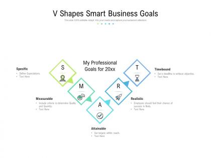 V shapes smart business goals