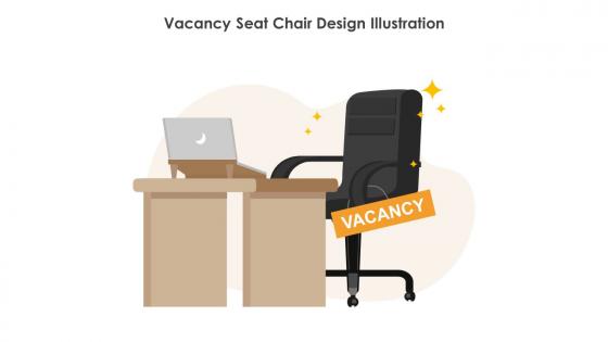 Vacancy Seat Chair Design Illustration
