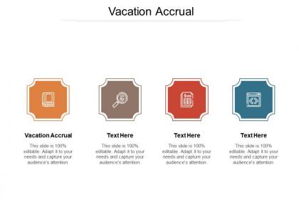 Vacation accrual ppt powerpoint presentation infographic template clipart images cpb