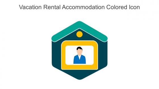 Vacation Rental Accommodation Colored Icon In Powerpoint Pptx Png And Editable Eps Format