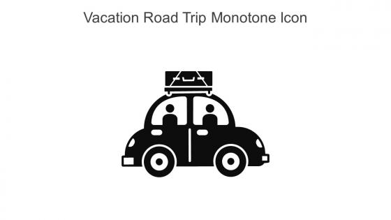 Vacation Road Trip Monotone Icon In Powerpoint Pptx Png And Editable Eps Format