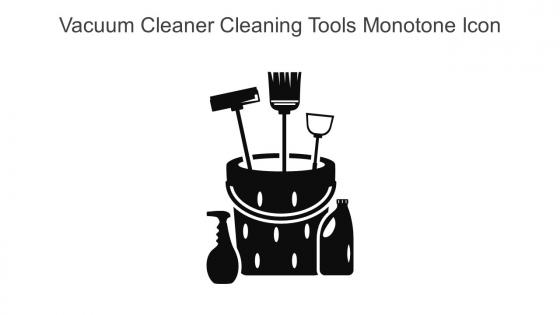 Vacuum Cleaner Cleaning Tools Monotone Icon In Powerpoint Pptx Png And Editable Eps Format