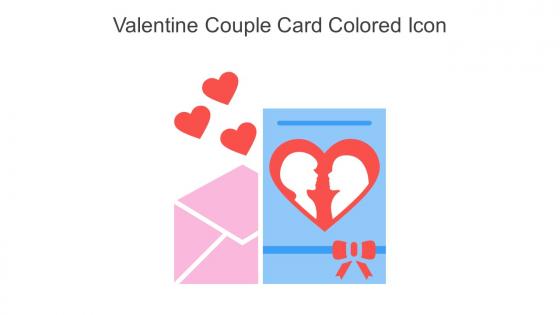 Valentine Couple Card Colored Icon In Powerpoint Pptx Png And Editable Eps Format