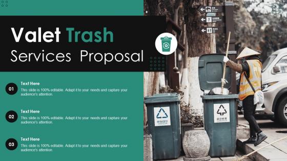 Valet Trash Services Proposal Ppt Powerpoint Presentation Gallery Slides