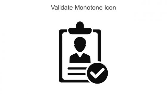 Validate Monotone Icon In Powerpoint Pptx Png And Editable Eps Format