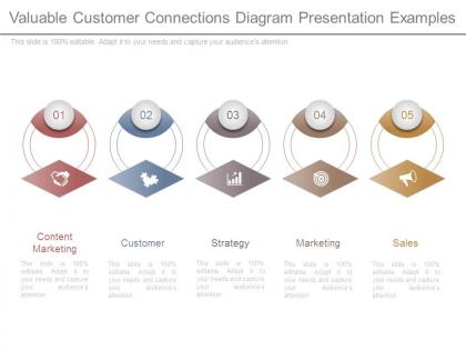 Valuable customer connections diagram presentation examples