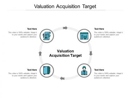 Valuation acquisition target powerpoint presentation portfolio example introduction cpb