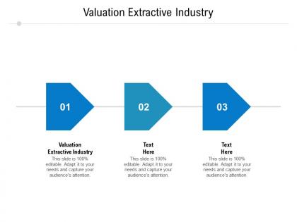 Valuation extractive industry ppt powerpoint presentation show picture cpb