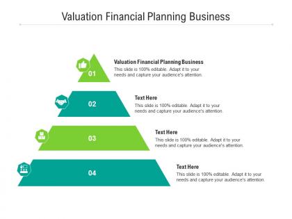 Valuation financial planning business ppt powerpoint presentation portfolio designs cpb