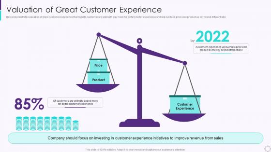 Valuation Of Great Customer Experience Developing User Engagement Strategies