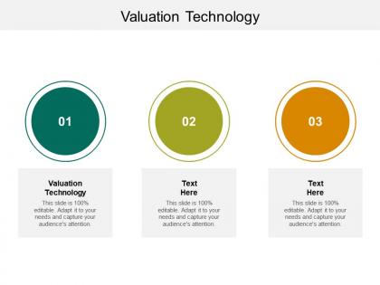 Valuation technology ppt powerpoint presentation inspiration master slide cpb
