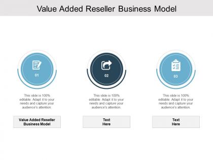 Value added reseller business model ppt powerpoint presentation slides cpb