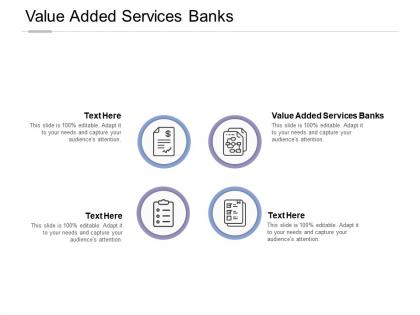 Value added services banks ppt powerpoint presentation styles templates cpb