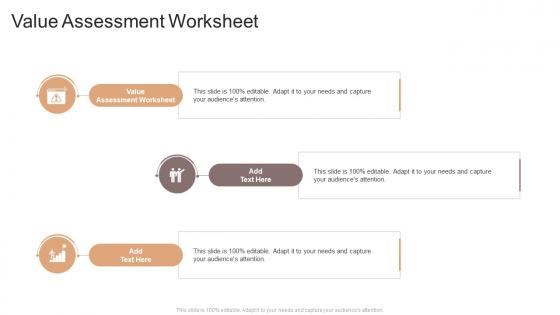 Value Assessment Worksheet In Powerpoint And Google Slides Cpb