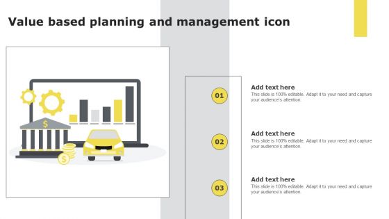Value based planning and management icon