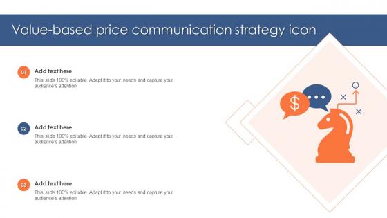 Value Based Price Communication Strategy Icon