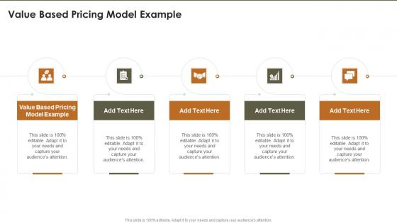 Value Based Pricing Model Example Ppt Powerpoint Presentation Diagram Templates Cpb