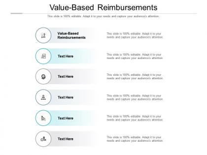 Value based reimbursements ppt powerpoint presentation outline infographic template cpb