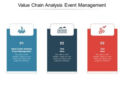 Value chain analysis event management ppt powerpoint presentation designs cpb