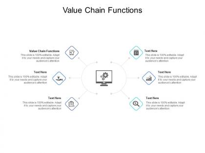 Value chain functions ppt powerpoint presentation pictures clipart cpb