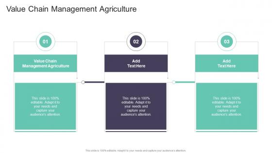 Value Chain Management Agriculture In Powerpoint And Google Slides Cpb