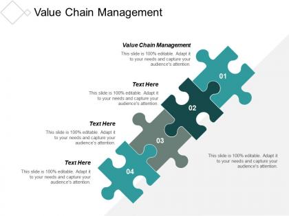 Value chain management ppt powerpoint presentation slides visuals cpb