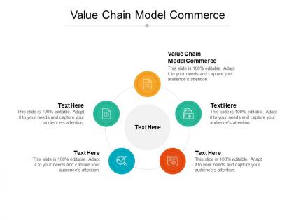 Value chain model commerce ppt powerpoint presentation show information cpb