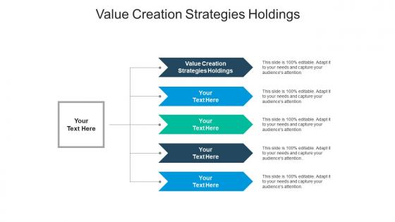 Value creation strategies holdings ppt powerpoint presentation gallery background images cpb