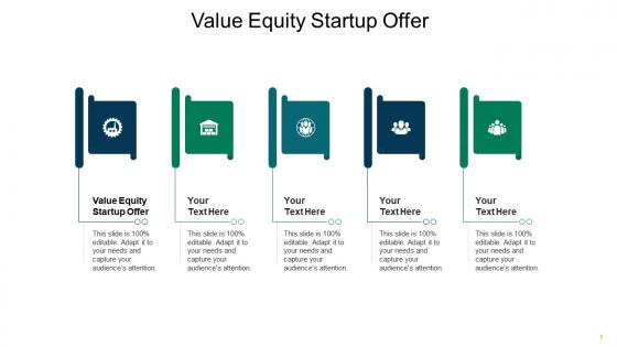 Value equity startup offer ppt powerpoint presentation pictures graphic images cpb