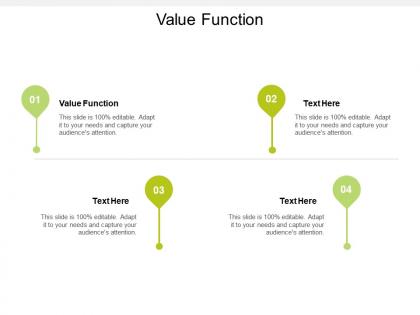 Value function ppt powerpoint presentation summary inspiration cpb