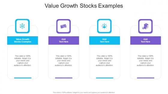 Value Growth Stocks Examples In Powerpoint And Google Slides Cpb
