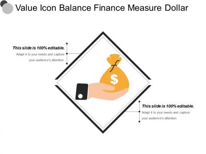 Value icon balance finance measure dollar