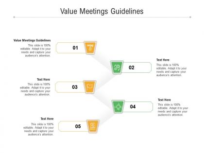 Value meetings guidelines ppt powerpoint presentation icon slide portrait cpb