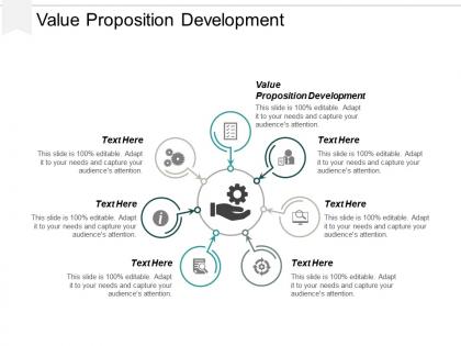 Value proposition development ppt powerpoint presentation professional graphics cpb