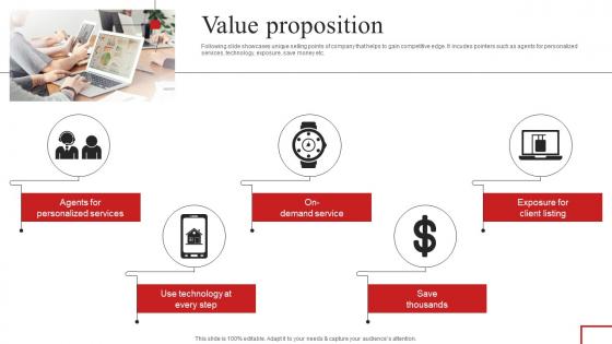 Value Proposition Redfin Investor Funding Elevator Pitch Deck